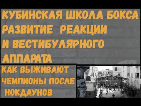 Кубинская школа бокса. Развитие вестибулярного аппарата, быстроты реакции и координации.