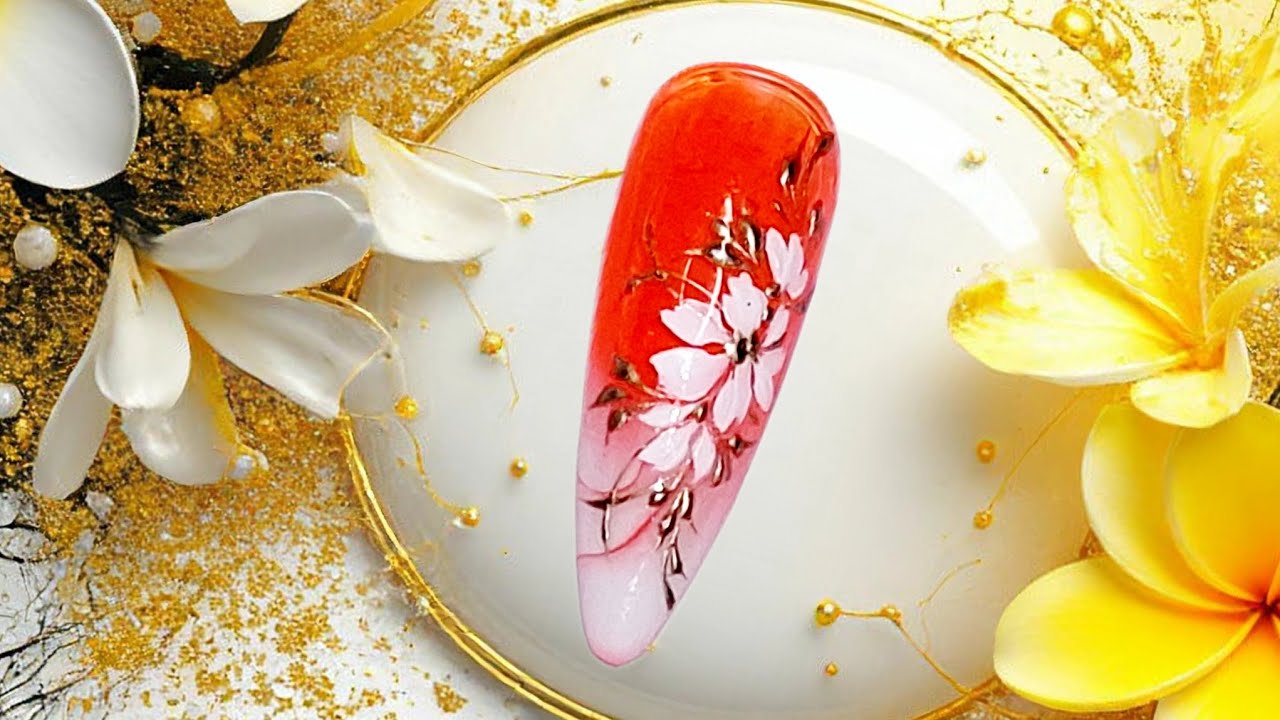 Яркий сочный весенний нейл-арт. МК/Bright, juicy spring nail art.  Tutorial