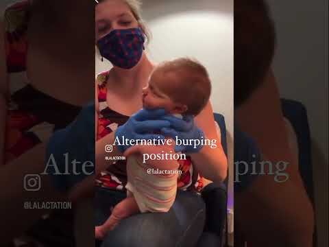 Alternative burping positions