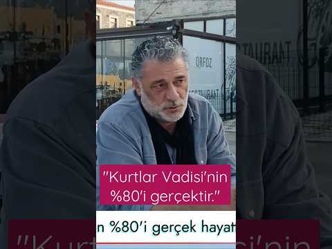 Özcan Varaylı (Cerrahpaşalı Halit): Kurtlar Vadisi'nin %80'i gerçektir. #shorts