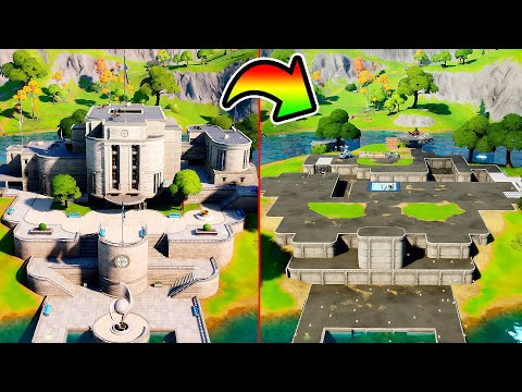 全ての街を破壊したら衝撃的なマークが浮かび上がった フォートナイト