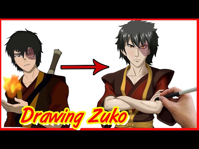 Prince Zuko Avatar Cartoon