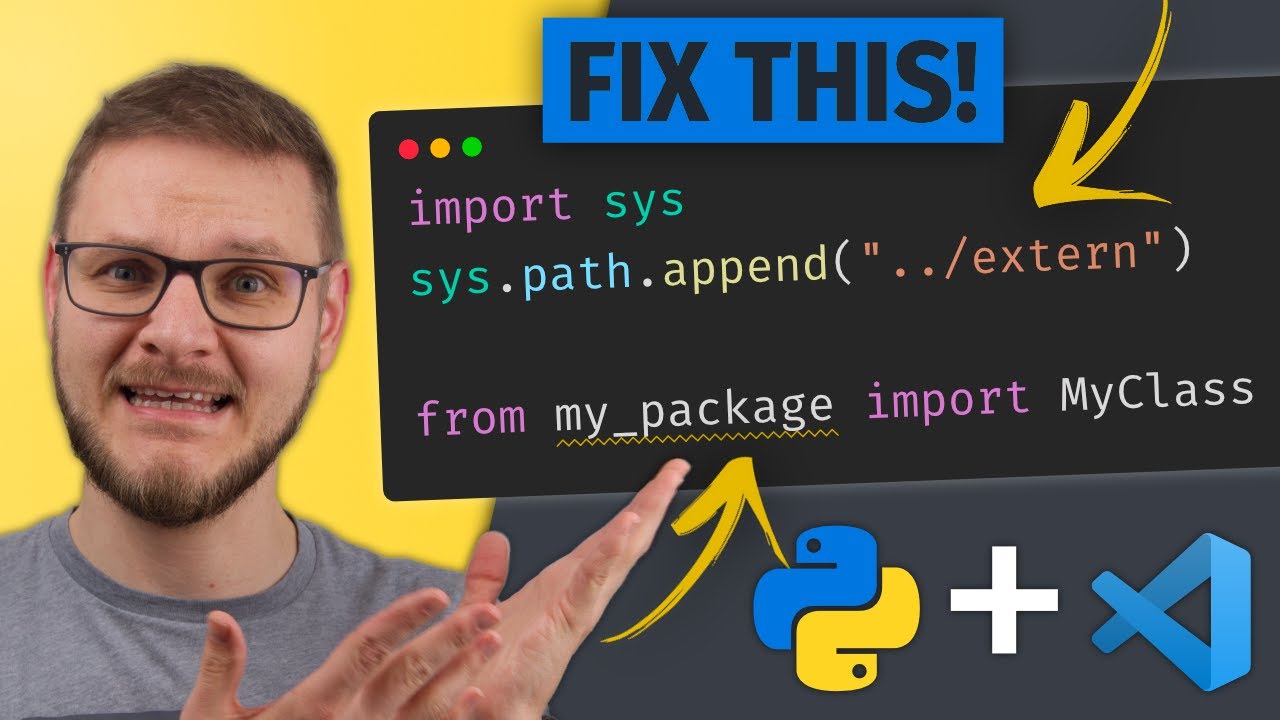 Python Relative Imports in VSCode (Fix ModuleNotFoundError and Auto-completion) | k0nze Python Relative Imports In Vscode (Fix Modulenotfounderror And Auto-Completion) | K0Nze