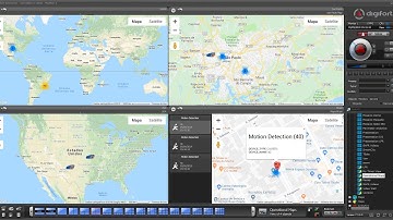 Digifort - Operational Maps - Overview