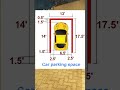 Car Parking Standard Size