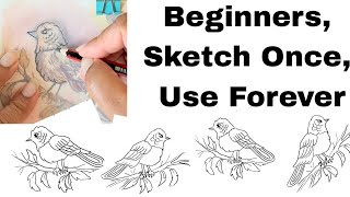 How to Easily Transfer a Sketch with Tracing Paper (Step-by-Step for Beginners)