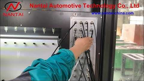 Taian Nantai test NTS815A EPS 815 bench EUI EUI test with CAMBOX  CAT C13 249-0712 injector testing