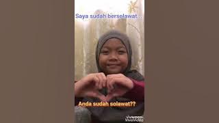 Mari berselawat bersama Dafinah comel