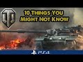 10 Tips for New World of Tanks PS4 Players 🎮