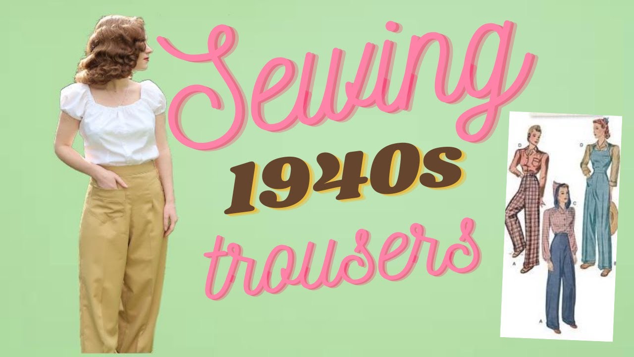 D-1914B | multi-size options - Lady Marlowe | Vintage sewing patterns, Pants  pattern, Vintage pants