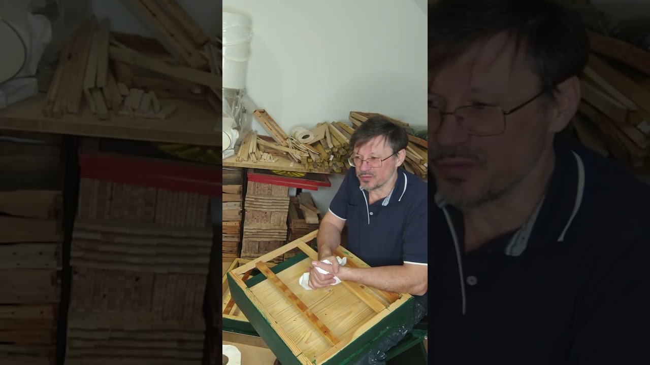 Как и чем красить улей внутри 2. Что надо делать через 2 дня.