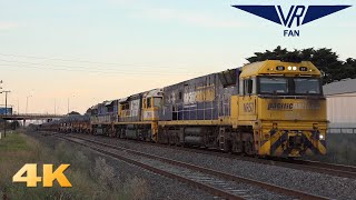 Trains in Golden Hour at McIntyre Loop: Australian Trains in 4K
