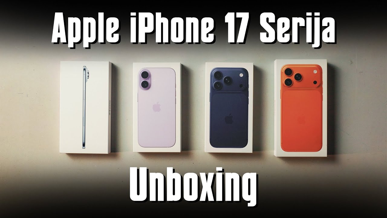 iPhone 17 unboxing - svi modeli