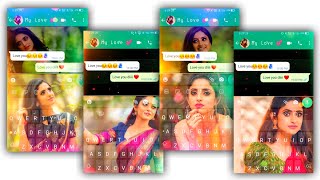 Whatsapp Chat Video Editing Kinemaster Tamil | Full Screen Love Status Video Editing Tutorial screenshot 4