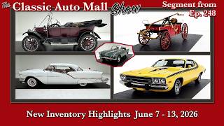 Great New Classic Car Inventory for June 7 - 13, 2026 at Classic Auto Mall #classicautomall
