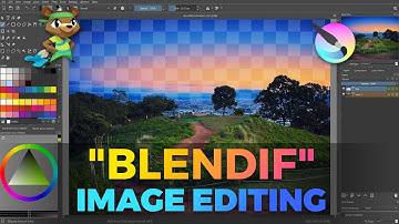 "Blend if" in Krita 4: Cross-Channel Curves Filter (tutorial)