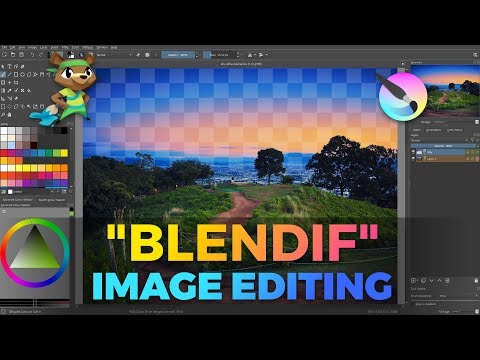 "Blend if" in Krita 4: Cross-Channel Curves Filter (tutorial)