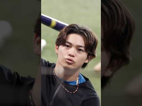 田宮裕涼選手の練習風景⚾️ #ドミれ #lovefighters
