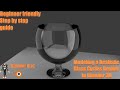 Modeling a Glass in Blender 3D | Beginner Friendly | Step by Step Guide