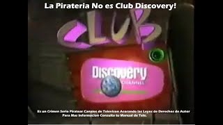 La Pantalla Anti Pirateria de Club Discovery Channel (Latinoamerica, Bloque, 1996-1997)