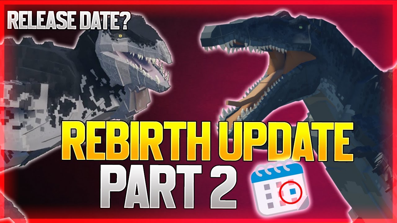 Прогноз даты выхода обновления «Возрождение», часть 2! Когда оно появится в Jurassic Blocky? (Rob...