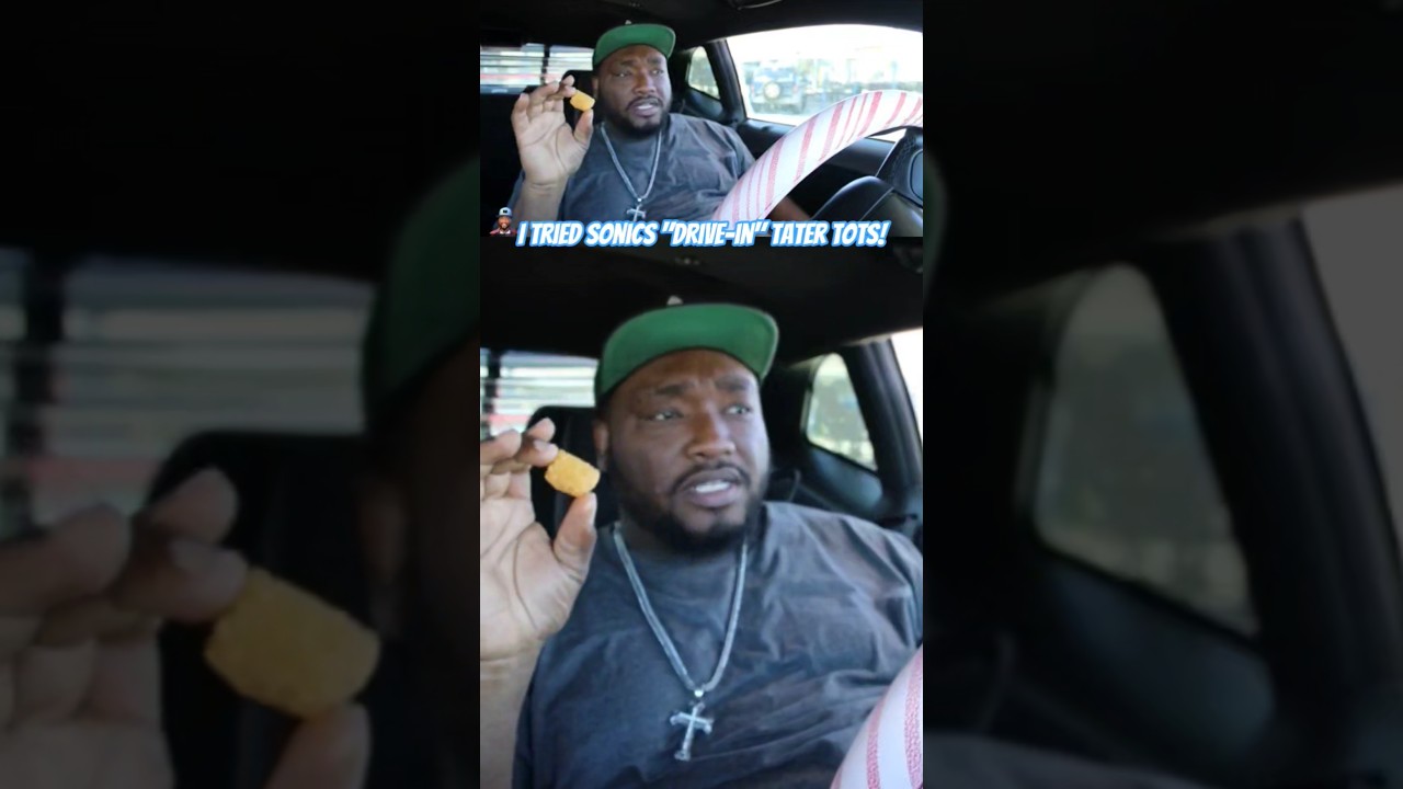 Я попробовал картофельные шарики "Drive-in" из Sonics! 