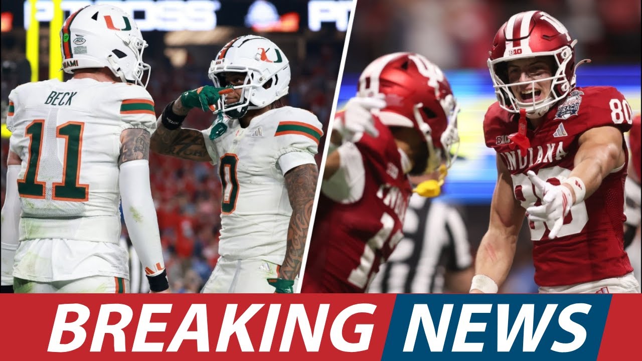 Indiana vs Miami National Championship Game Preview & Prediction। USA NEWS TODAY