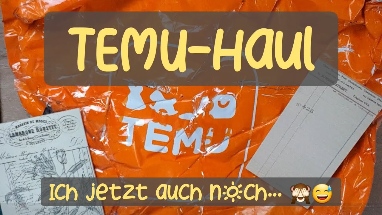 TEMU Haul | Stempel | Stanzen | Sticker | Papier | Aufbewahrung | Siegelstempel | und noch mehr ...