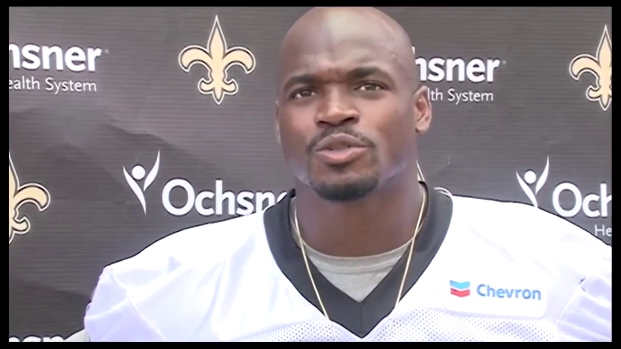 Adrian Peterson working on his vegan diet YouTube