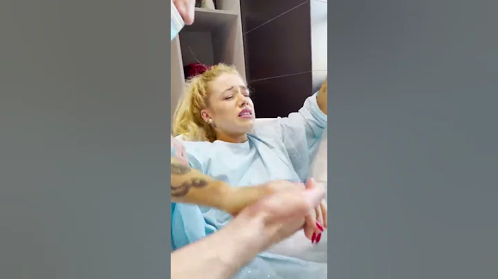 She gives birth in a bath tub!  - #Shorts