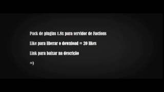 PACK DE PLUGINS PARA SERVIDOR DE FACTIONS 1.8X