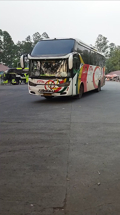 Bus NPM yang baru sampai di Terminal Poris dari Sumatra Barat #busmania #busmaniacomunity #fyp