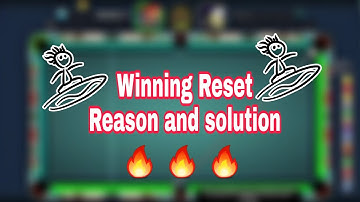 8 ball pool_Winning reset Reason and solution for all