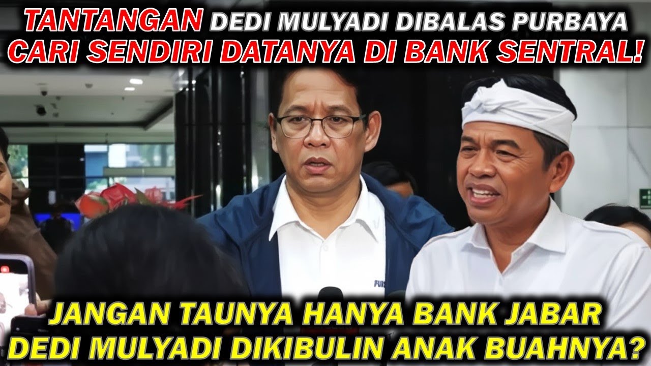 🔴PEDAS TANGGAPAN PURBAYA❗DEDI MULYADI JANGAN SURUH SAYA KERJA❗ JANGAN TAUNYA HANYA BANK JABAR❗