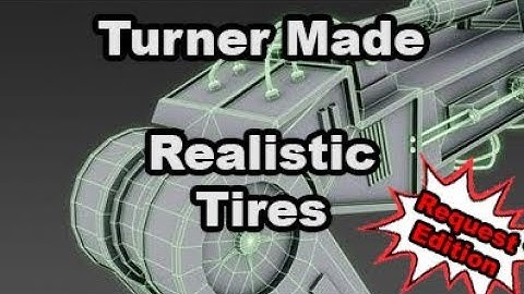 Realistic tire modelling In Maya