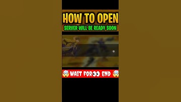The Server Will Be Ready Soon Problem Free Fire 😭 || Why Not Open Free Fire Today || FF not opening