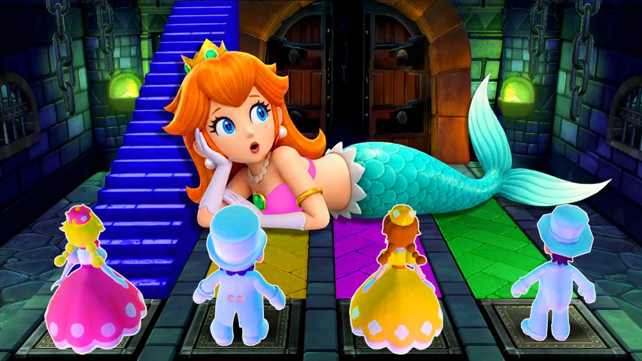 マリオパーティ9+10】すべての4人対戦ミニゲームピーチ姫 VS マリオ VS