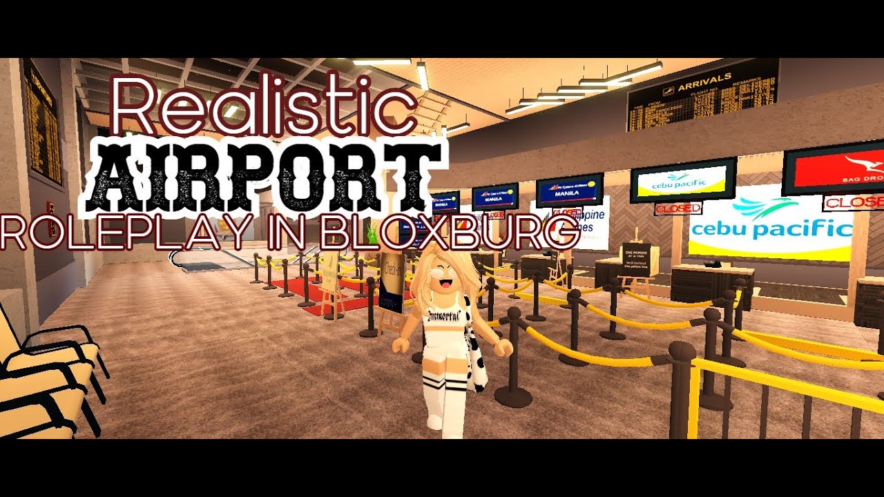 REALISTIC AIRPORT IN BLOXBURG (THIS IS SO COOL) YouTube