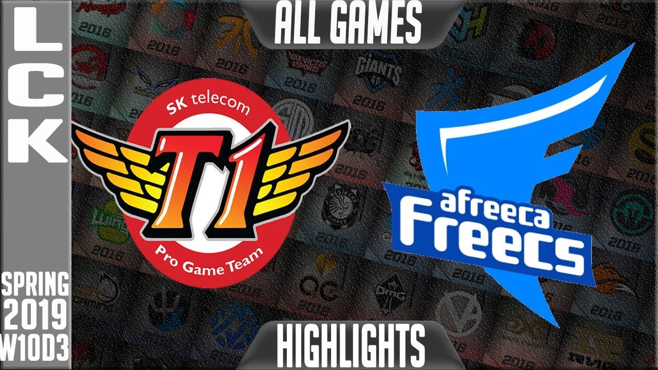 SKT vs AF Highlights ALL GAMES | LCK Spring 2019 Week 10 Day 3 | SK Telecom T1 vs Afreeca Freecs