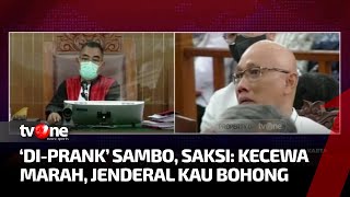 Luapan Kekecewaan Saksi di Persidangan Ferdy Sambo | Kabar Petang tvOne