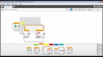 Blocos de programação: Iniciar, Esperar e Ciclo | ABA LARANJA (FLUXO)