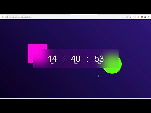 How to create a digital clock using Html, CSS & JavaScript || Display digital clock 😊#html