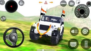 Dollar Song Sidhu Moose Indian New Model White Thar😈|| Offroad Village Driving 3d Gameplay