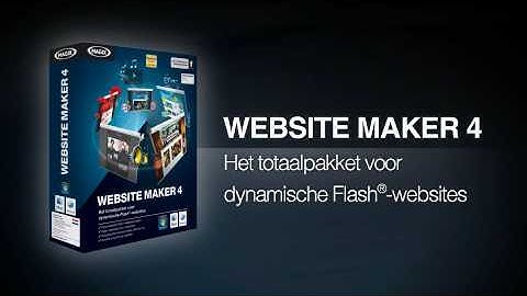 MAGIX Website Maker 4 (nederlands) - Full-Flash®-websites met wow-factor!