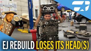 OVERTAKE DOES: Removing Subaru EJ Engine Timing Parts + Heads for DIY Refresh EP.2