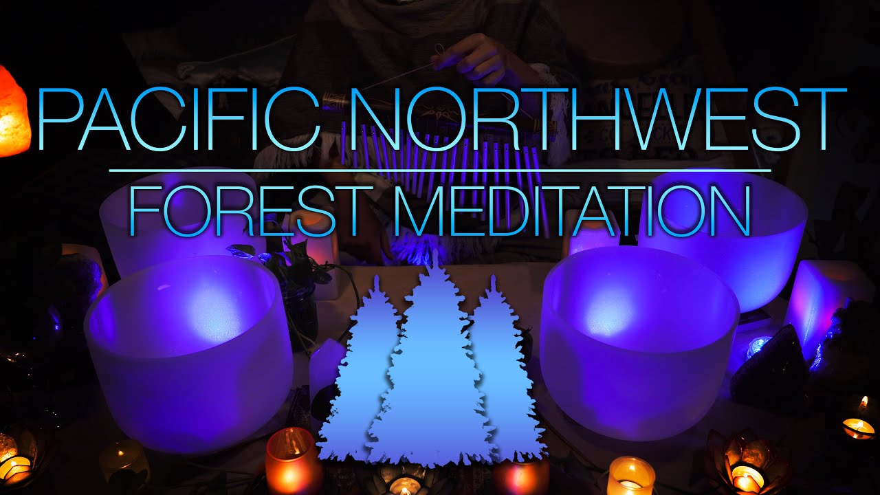 Pacific Northwest Forest Guided Meditation Sound Bath - Sleep / Study / Meditation