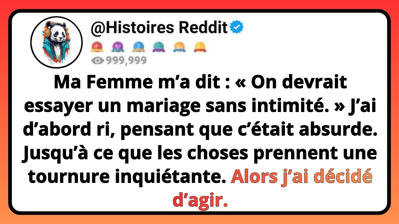 Ce mardi-là, ma femme est rentrée du travail avec un regard que je n’avais jamais vu chez elle. Sans préambule, elle a posé son téléphone sur la table et m’a dit : « Je pense qu’on devrait essayer...