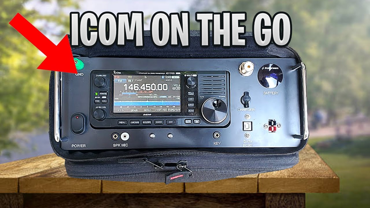 POTA with the W2HVH Enclosure and Icom IC-705 - YouTube