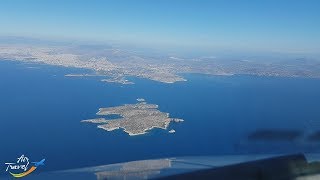 Approach, landing & taxi at Athens (ATH) - cockpit ✈