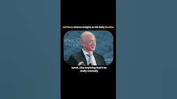 Amazon CEO Jeff Bezos Shares his Daily Routine #amazon #ceo #jeffbezos